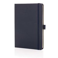 block notes e taccuini personalizzati in cuoio rigenerato, carta colore blu-navy_blu 121749177 VAR04