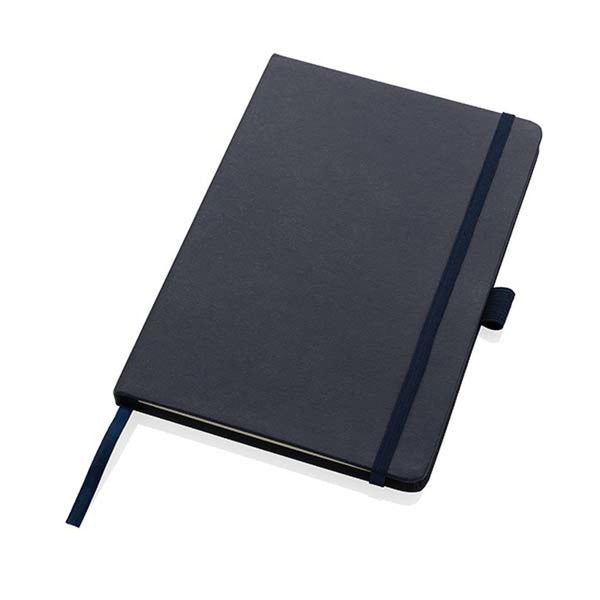 Carica l&#39;immagine nel visualizzatore di Gallery, block notes e taccuini personalizzati in cuoio rigenerato, carta colore blu-navy_blu 121749177 DET09
