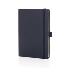 Carica l&#39;immagine nel visualizzatore di Gallery, block notes e taccuini personalizzati in cuoio rigenerato, carta colore blu-navy_blu 121749177 DET01
