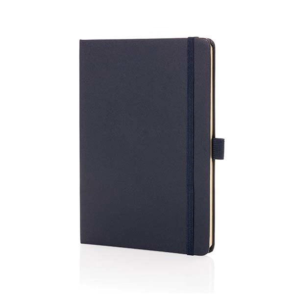 Carica l&#39;immagine nel visualizzatore di Gallery, block notes e taccuini personalizzati in cuoio rigenerato, carta colore blu-navy_blu 121749177 DET09
