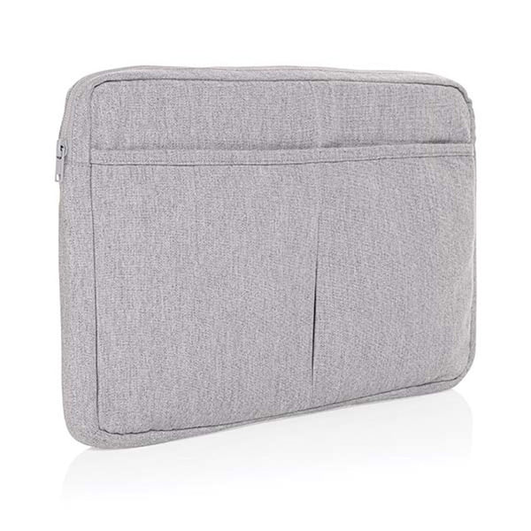 custodie per PC e tablet personalizzate in cotone riciclato colore grigio_grigio 121750531 VAR02