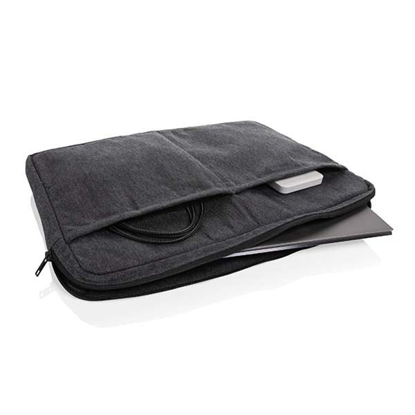 Carica l&#39;immagine nel visualizzatore di Gallery, custodie per tablet e PC personalizzate in cotone riciclato colore carbon-fossile_grigio 121750531 DET08
