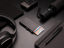 Carica l&#39;immagine nel visualizzatore di Gallery, portafogli e porta carte di credito personalizzati in alluminio, abs colore nero_nero 121753721 DET08
