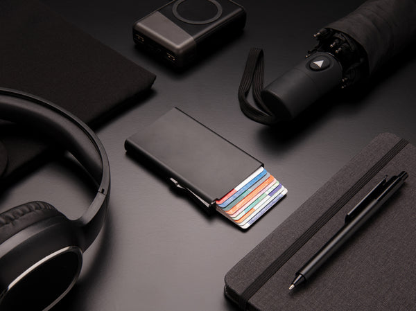 Carica l&#39;immagine nel visualizzatore di Gallery, portafogli e porta carte di credito personalizzati in alluminio, abs colore nero_nero 121753721 DET09
