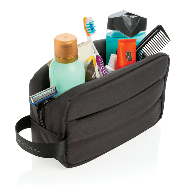 Carica l&#39;immagine nel visualizzatore di Gallery, pochette e beauty case personalizzate in rpet colore nero_nero 121753737 DET09
