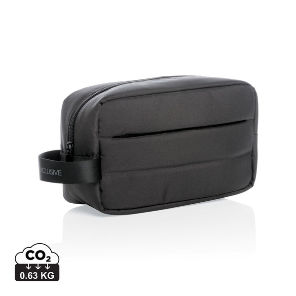 Carica l&#39;immagine nel visualizzatore di Gallery, pochette e beauty case personalizzate in rpet colore nero_nero 121753737 DET09
