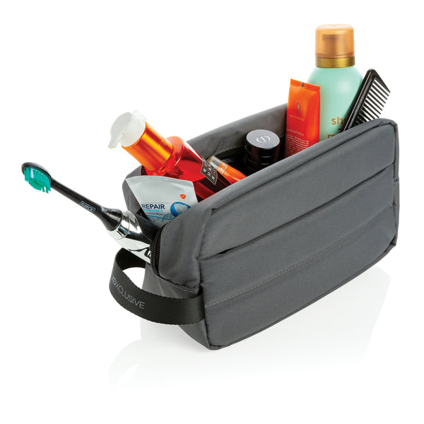Carica l&#39;immagine nel visualizzatore di Gallery, pochette e beauty case personalizzate in rpet colore carbon-fossile_grigio 121753737 DET09
