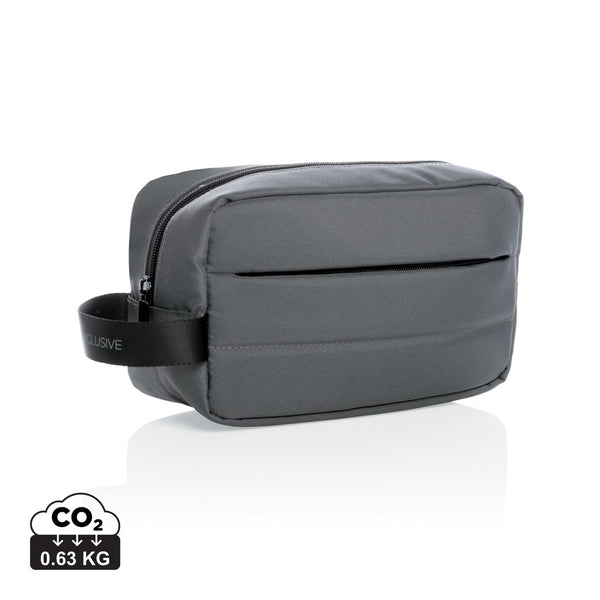 Carica l&#39;immagine nel visualizzatore di Gallery, pochette e beauty case personalizzate in rpet colore carbon-fossile_grigio 121753737 DET09
