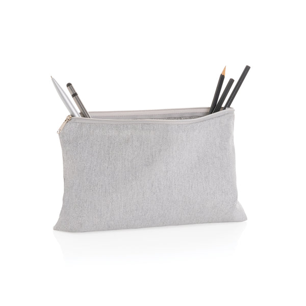 Carica l&#39;immagine nel visualizzatore di Gallery, pochette e beauty case personalizzate in canapa riciclato colore grigio_grigio 121753794 DET05
