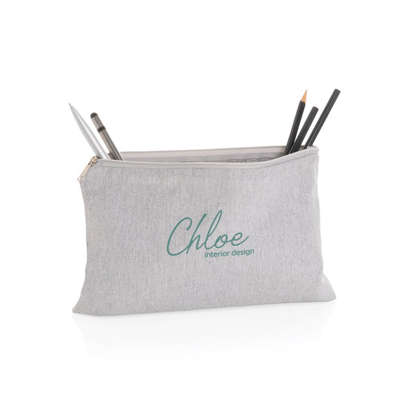 Carica l&#39;immagine nel visualizzatore di Gallery, pochette e beauty case personalizzate in canapa riciclato colore grigio_grigio 121753794 DET05
