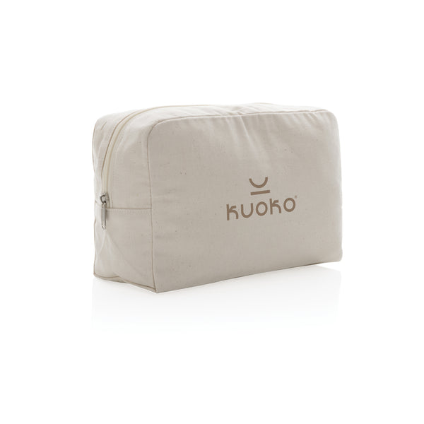 Carica l&#39;immagine nel visualizzatore di Gallery, pochette e beauty case da personalizzare in canapa riciclato colore off-white_bianco 121753795 DET08
