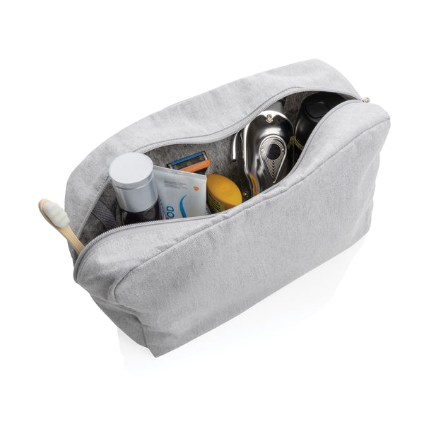 Carica l&#39;immagine nel visualizzatore di Gallery, pochette e beauty case personalizzate in canapa riciclato colore grigio_grigio 121753795 DET08
