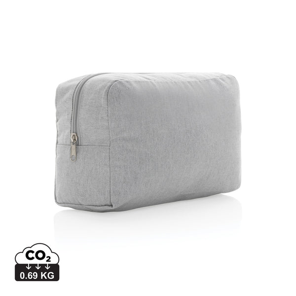 Carica l&#39;immagine nel visualizzatore di Gallery, pochette e beauty case personalizzate in canapa riciclato colore grigio_grigio 121753795 DET08
