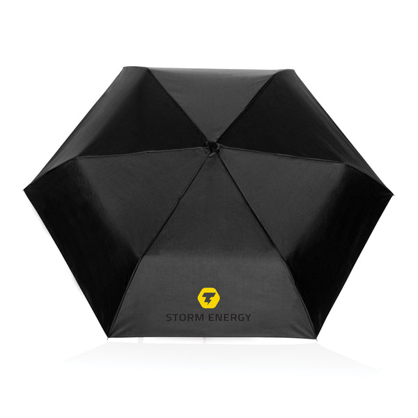 Carica l&#39;immagine nel visualizzatore di Gallery, ombrelli mini personalizzati in rpet, alluminio colore nero_nero 121756749 DET09
