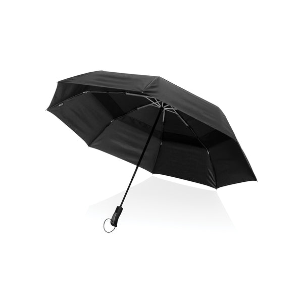 Carica l&#39;immagine nel visualizzatore di Gallery, ombrelli pieghevoli personalizzati in rpet, alluminio colore nero_nero 121756750 DET09
