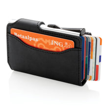 Carica l&#39;immagine nel visualizzatore di Gallery, portafogli e porta carte di credito personalizzati in alluminio, pu colore nero_nero 121756751 DET05

