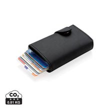 Carica l&#39;immagine nel visualizzatore di Gallery, portafogli e porta carte di credito personalizzati in alluminio, pu colore nero_nero 121756751 DET01
