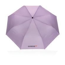 Carica l&#39;immagine nel visualizzatore di Gallery, ombrelli pieghevoli stampati con logo in rpet colore lavanda_viola 121756760 DET09
