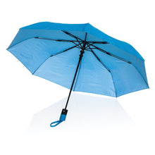 Carica l&#39;immagine nel visualizzatore di Gallery, ombrelli pieghevoli pubblicitari in rpet colore tranquil-blue_azzurro 121756760 VAR01
