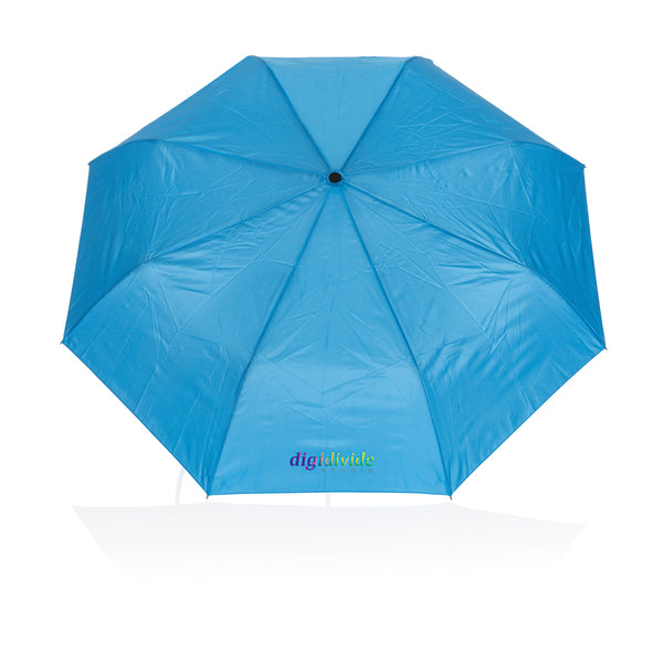 Carica l&#39;immagine nel visualizzatore di Gallery, ombrelli pieghevoli pubblicitari in rpet colore tranquil-blue_azzurro 121756760 DET09
