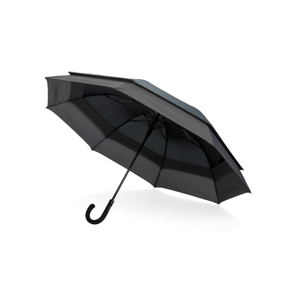 ombrelli maxi e golf personalizzati in rpet, fibra di vetro colore nero_nero 121756762 VAR01