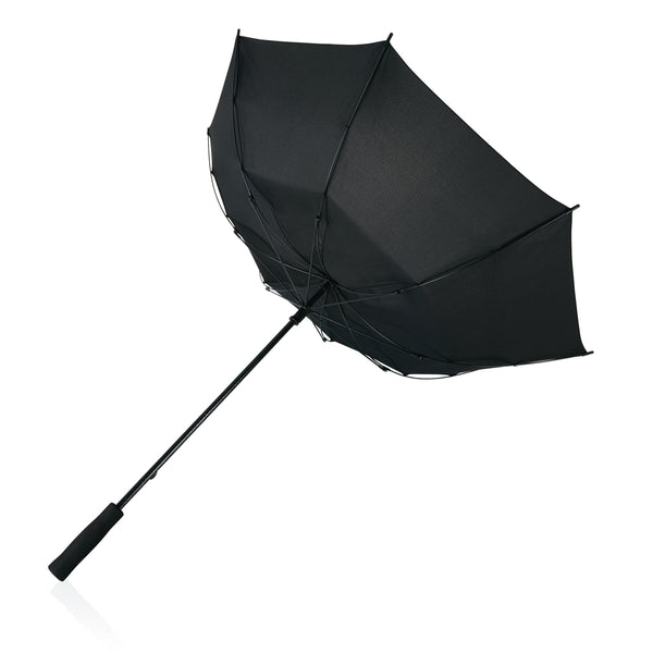 Carica l&#39;immagine nel visualizzatore di Gallery, ombrelli classici personalizzati in rpet, fibra di vetro colore nero_nero 121756764 DET09
