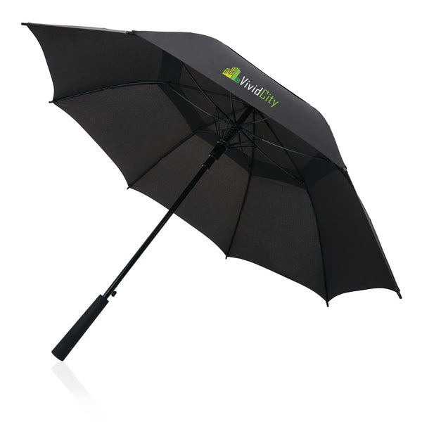 Carica l&#39;immagine nel visualizzatore di Gallery, ombrelli classici personalizzati in rpet, fibra di vetro colore nero_nero 121756764 DET09
