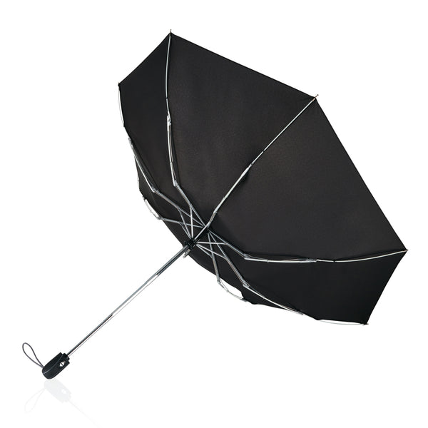 Carica l&#39;immagine nel visualizzatore di Gallery, ombrelli pieghevoli personalizzati in rpet, fibra di vetro colore nero_nero 121756765 DET09
