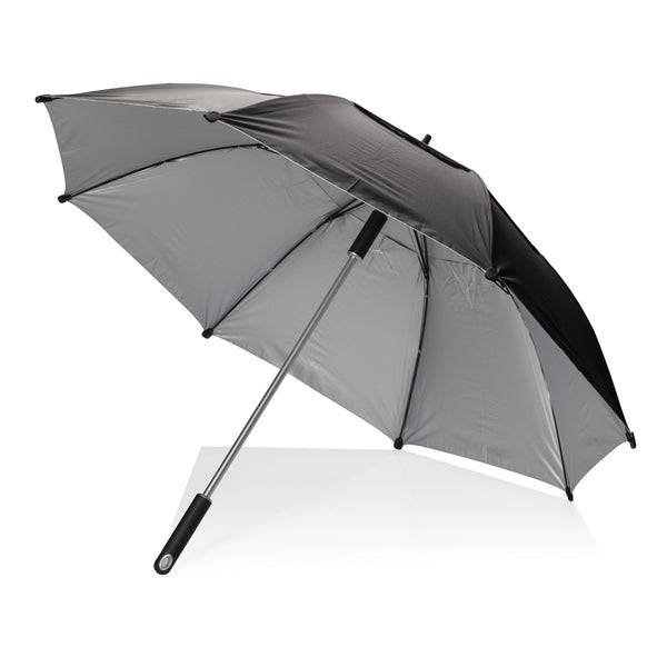 ombrelli golf e maxi personalizzati in rpet, alluminio colore nero_nero 121756766 VAR01
