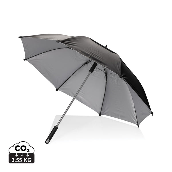 Carica l&#39;immagine nel visualizzatore di Gallery, ombrelli golf e maxi personalizzati in rpet, alluminio colore nero_nero 121756766 DET09
