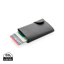 Carica l&#39;immagine nel visualizzatore di Gallery, portafogli e portacarte di credito personalizzati in pu, alluminio colore nero_nero 121756768 DET01
