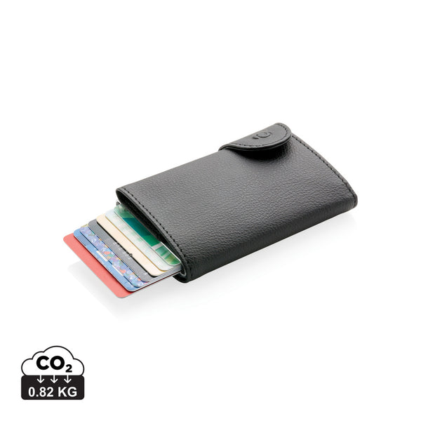Carica l&#39;immagine nel visualizzatore di Gallery, portafogli e portacarte di credito personalizzati in pu, alluminio colore nero_nero 121756768 DET09
