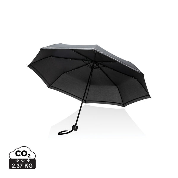 Carica l&#39;immagine nel visualizzatore di Gallery, ombrelli mini personalizzati in rpet, metallo colore nero_nero 121756771 DET07
