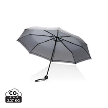 Carica l&#39;immagine nel visualizzatore di Gallery, ombrelli pieghevoli da personalizzare in rpet, metallo colore grigio_grigio 121756771 DET01
