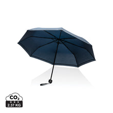 Carica l&#39;immagine nel visualizzatore di Gallery, ombrelli pieghevoli personalizzati in rpet, metallo colore blu-navy_blu 121756771 DET01
