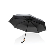 ombrelli pieghevoli personalizzati in rpet, metallo colore nero_nero 121756774 VAR01