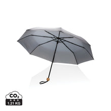 Carica l&#39;immagine nel visualizzatore di Gallery, ombrelli pieghevoli da personalizzare in rpet, metallo colore carbon-fossile_grigio 121756774 DET01
