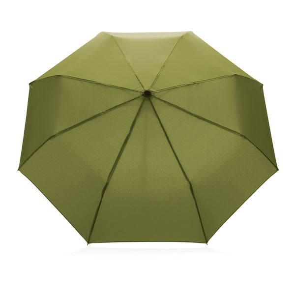Carica l&#39;immagine nel visualizzatore di Gallery, ombrelli pieghevoli promozionali in rpet, metallo colore verde_verde 121756774 DET06
