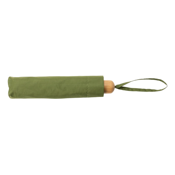 Carica l&#39;immagine nel visualizzatore di Gallery, ombrelli pieghevoli promozionali in rpet, metallo colore verde_verde 121756774 DET06
