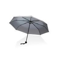 ombrelli pieghevoli da personalizzare in rpet, metallo colore carbon-fossile_grigio 121756775 VAR02
