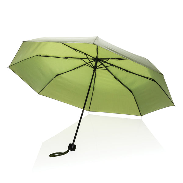 Carica l&#39;immagine nel visualizzatore di Gallery, ombrelli pieghevoli promozionali in rpet, metallo colore verde_verde 121756775 DET06
