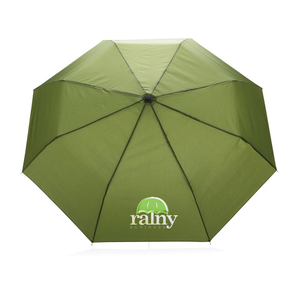 Carica l&#39;immagine nel visualizzatore di Gallery, ombrelli pieghevoli promozionali in rpet, metallo colore verde_verde 121756775 DET06
