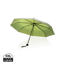 Carica l&#39;immagine nel visualizzatore di Gallery, ombrelli pieghevoli promozionali in rpet, metallo colore verde_verde 121756775 DET01
