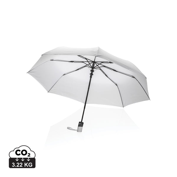 Carica l&#39;immagine nel visualizzatore di Gallery, ombrelli pieghevoli da personalizzare in rpet colore bianco_bianco 121756776 DET09
