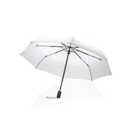 ombrelli pieghevoli da personalizzare in rpet, metallo colore bianco_bianco 121756777 VAR03