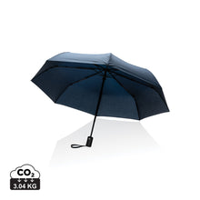 Carica l&#39;immagine nel visualizzatore di Gallery, ombrelli pieghevoli personalizzati in rpet, metallo colore blu-navy_blu 121756777 DET01
