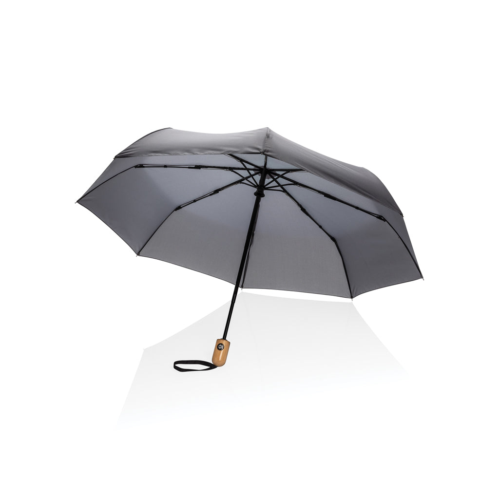ombrelli pieghevoli da personalizzare in rpet, metallo colore carbon-fossile_grigio 121756778 VAR02