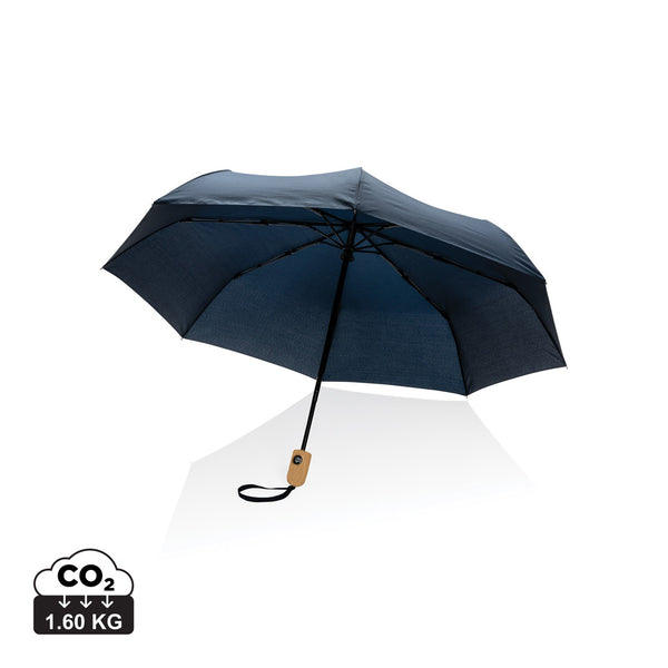 Carica l&#39;immagine nel visualizzatore di Gallery, ombrelli pieghevoli personalizzati in rpet, metallo colore blu-navy_blu 121756778 DET09
