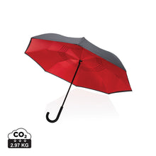 Carica l&#39;immagine nel visualizzatore di Gallery, ombrelli classici personalizzabili in rpet, fibra di vetro colore rosso-ciliegia_rosso 121756780 DET01
