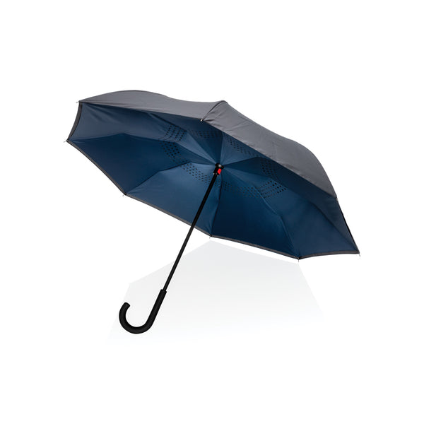 ombrelli classici personalizzati in rpet, fibra di vetro colore blu-navy_blu 121756780 VAR02